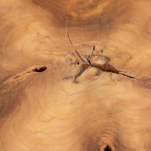 Tables Basses Gigognes Design Africain en Bois Massif de Teck