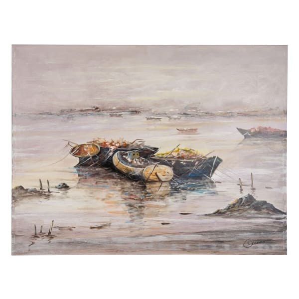 Tableau sur Toile Cimetière de Bateaux