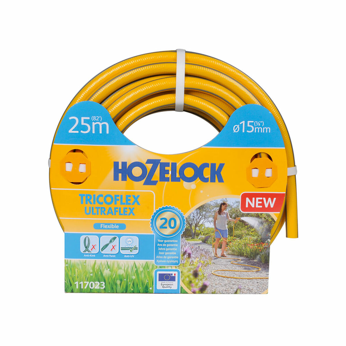 Manguera de jardín Hozelock Tricoflex Ultraflex 25 m Ø 15 mm 5/8"