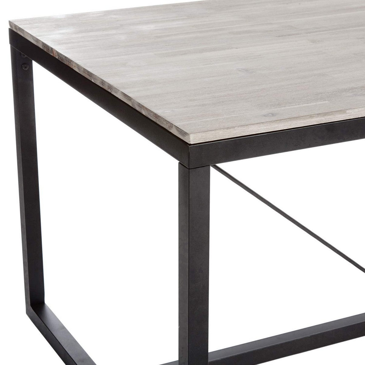 Mesa de Comedor Atmosphera Edena Madera de Acacia Marrón Natural (180 x 90 x 75 cm)