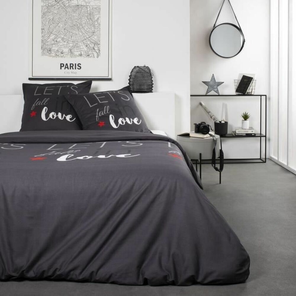 Bedding set TODAY Love Grey (240 x 260 cm)