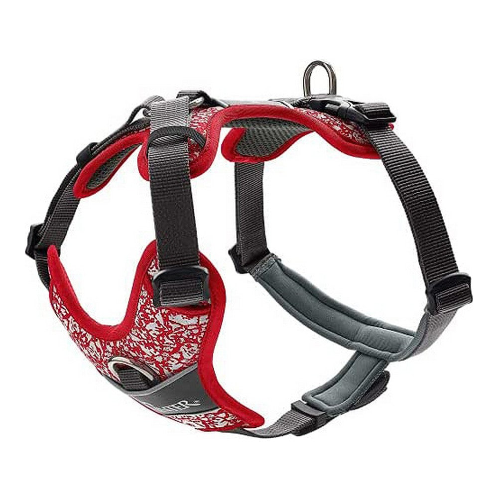 Hunter Arnés Divo para Perro Rojo Gris Reflectante Talla M (56-73 cm)