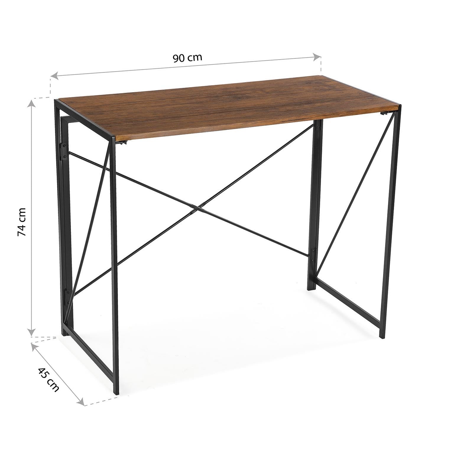 Industrial foldable desk