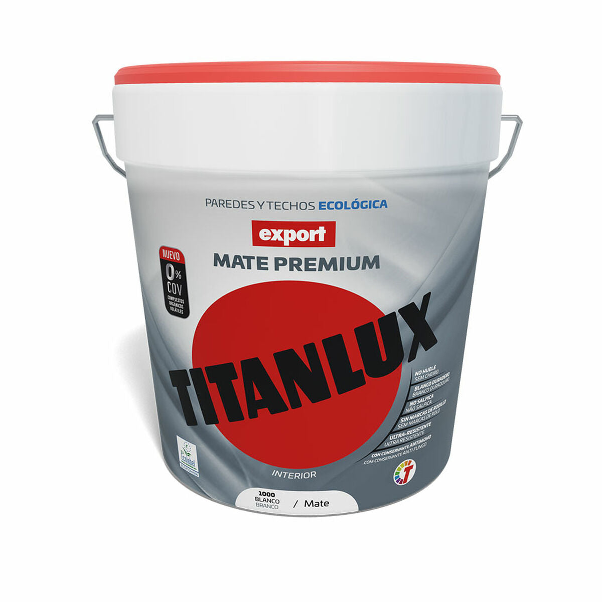 Pintura de exportación TITANLUX f31110015 Pegatinas blancas 15L