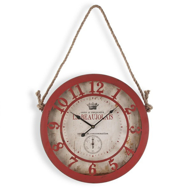 Reloj de pared de metal Versa (Ø 50 cm)