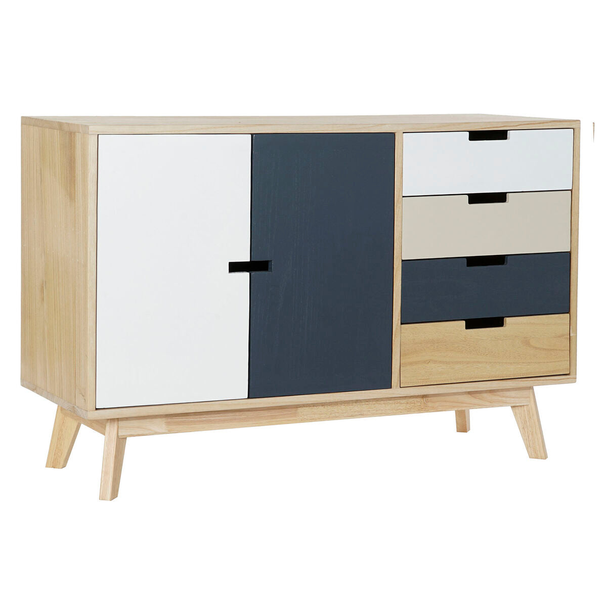 Buffet Scandinave Home Decor Bois de paulownia Bois MDF (100 x 35 x 65 cm)