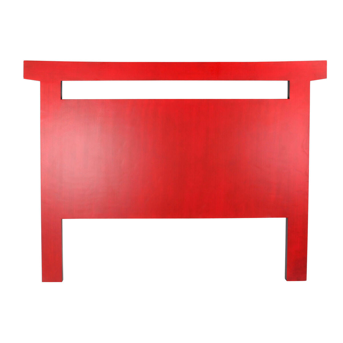 Cabecero DKD Home Decor Abeto Rojo Negro MDF (160 x 4 x 120 cm)