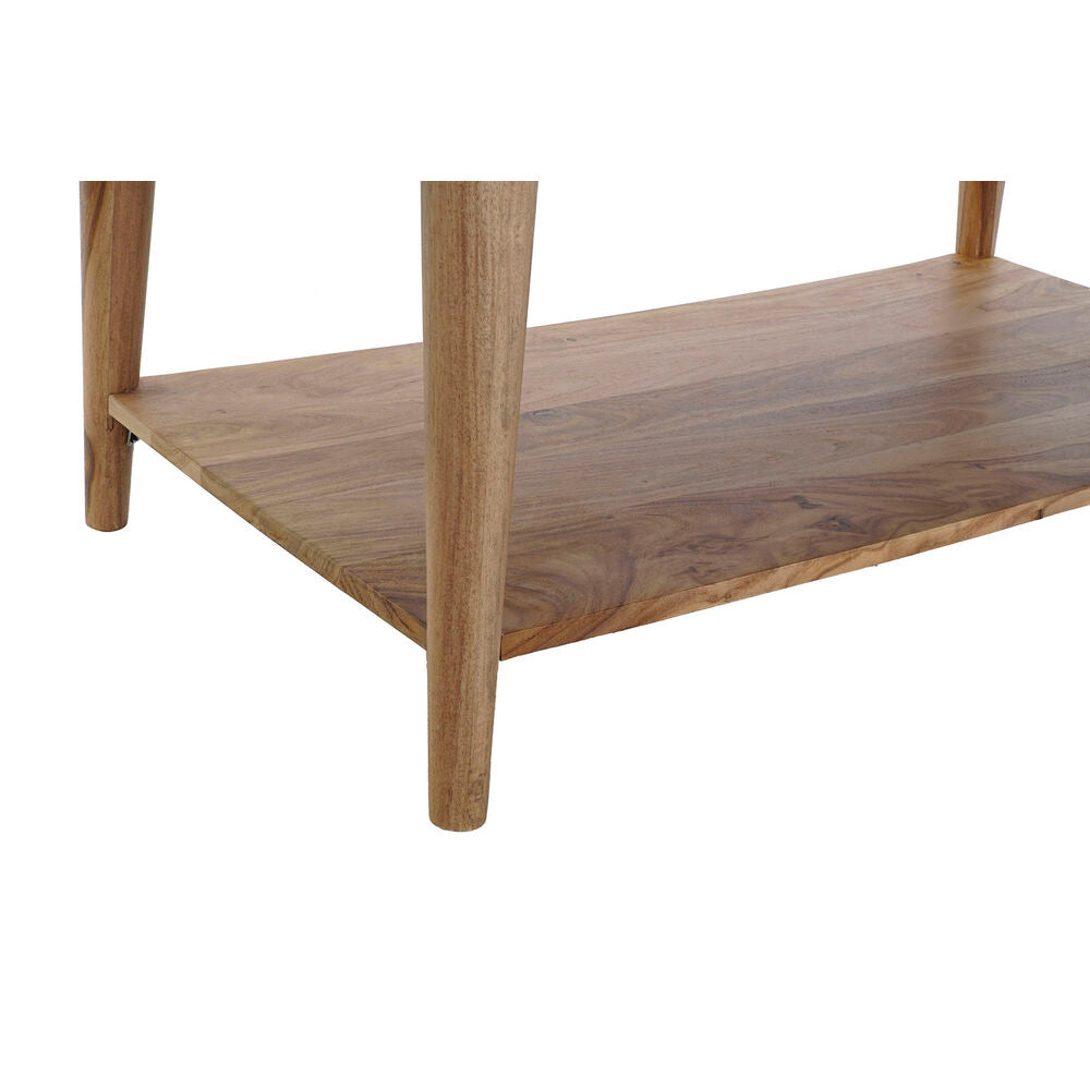 Mesa de centro moderna de madera natural para decoración del hogar (117 x 60 x 45 cm) 