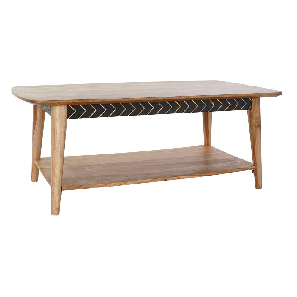 Table Basse Moderne Bois Naturel Home Decor (117 x 60 x 45 cm)