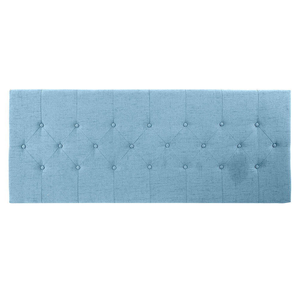 Cabecero DKD Home Decor Poliéster Caucho Blanco (160 x 7 x 65 cm)