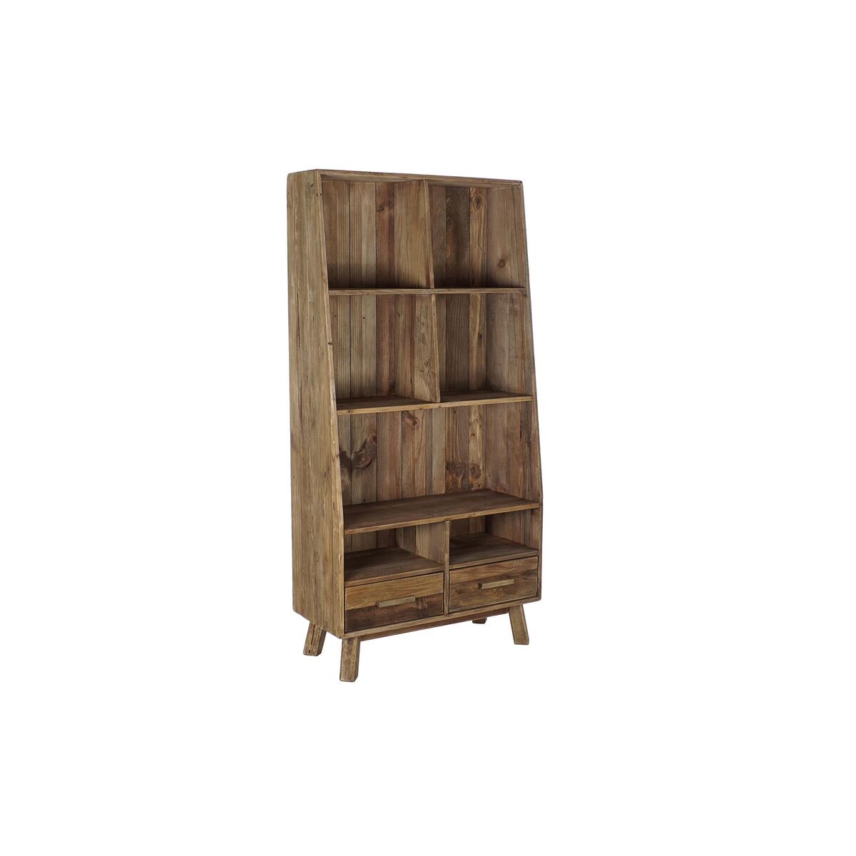 Shelves DKD Home Decor Natural Recycled Wood (90 x 40 x 182 cm)