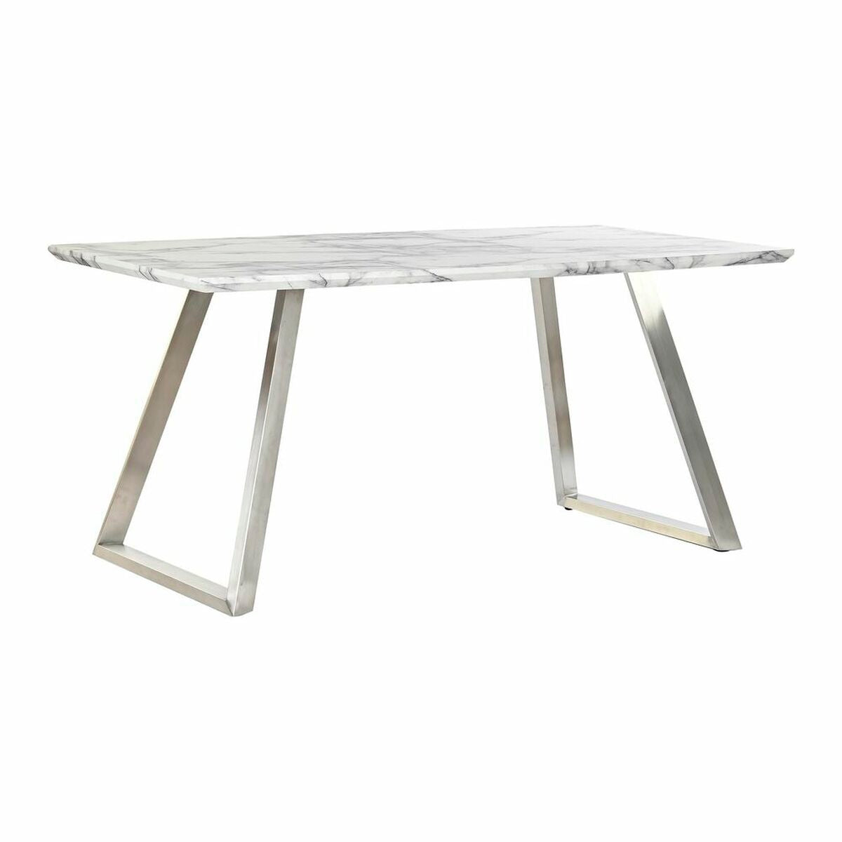 Mesa de Comedor Diseño Home Decor Madera Efecto Mármol (160 x 90 x 76 cm)