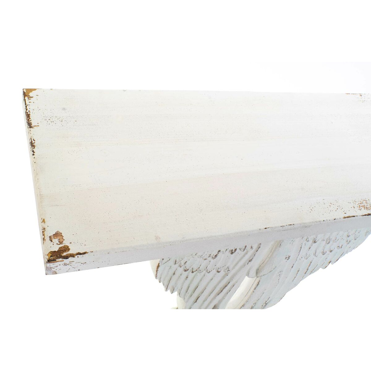 Console DKD Home Decor Wood White (120 x 34 x 85 cm)