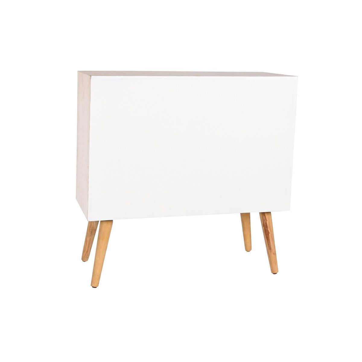 Commode Bohème Chic en Bois Naturel et Coton Home Decor