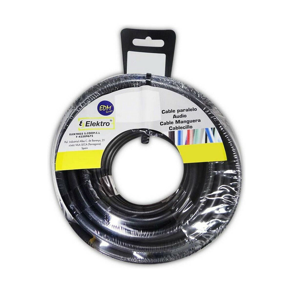 Cable EDM 2 x 1.5mm Negro 25m