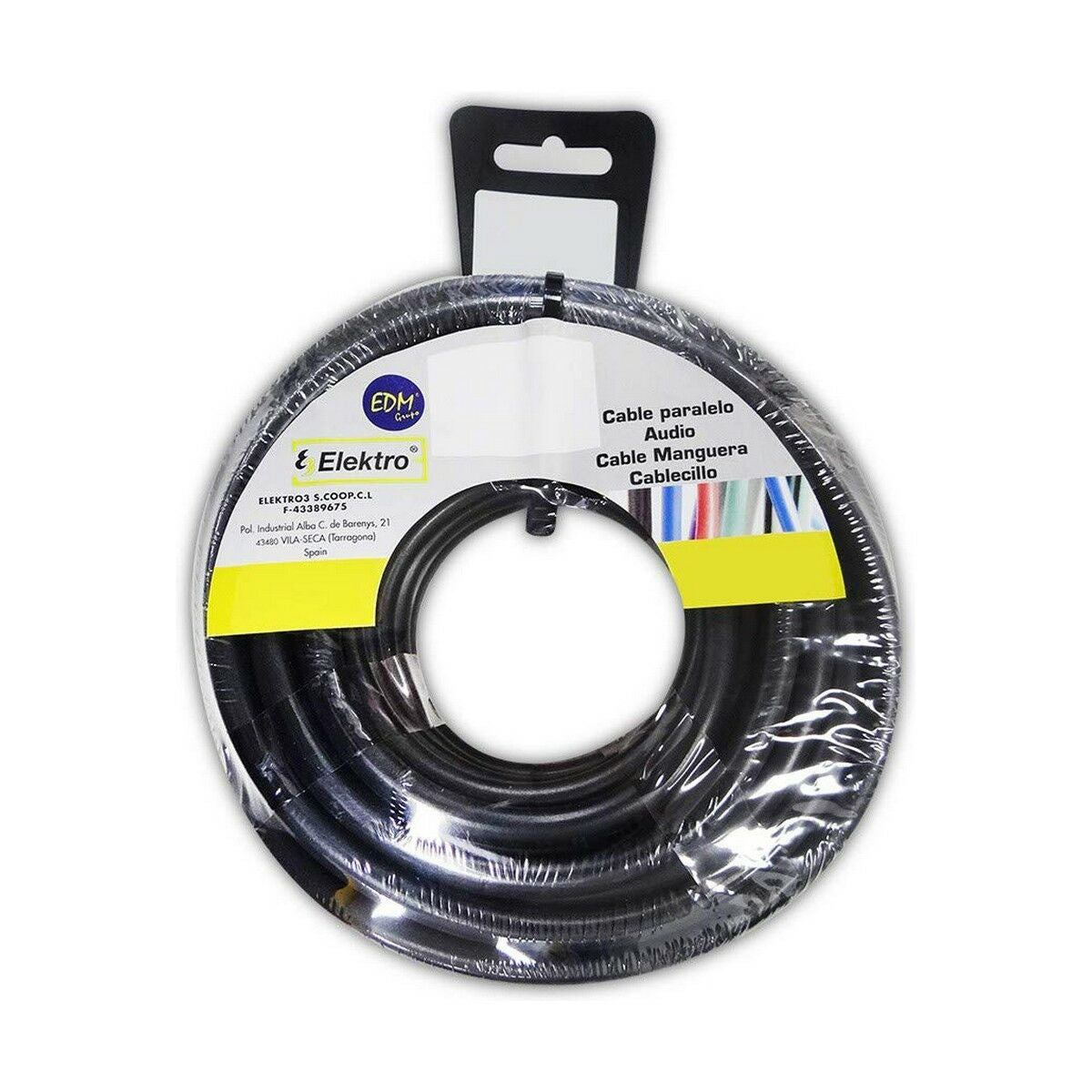 Cable EDM Negro 50m