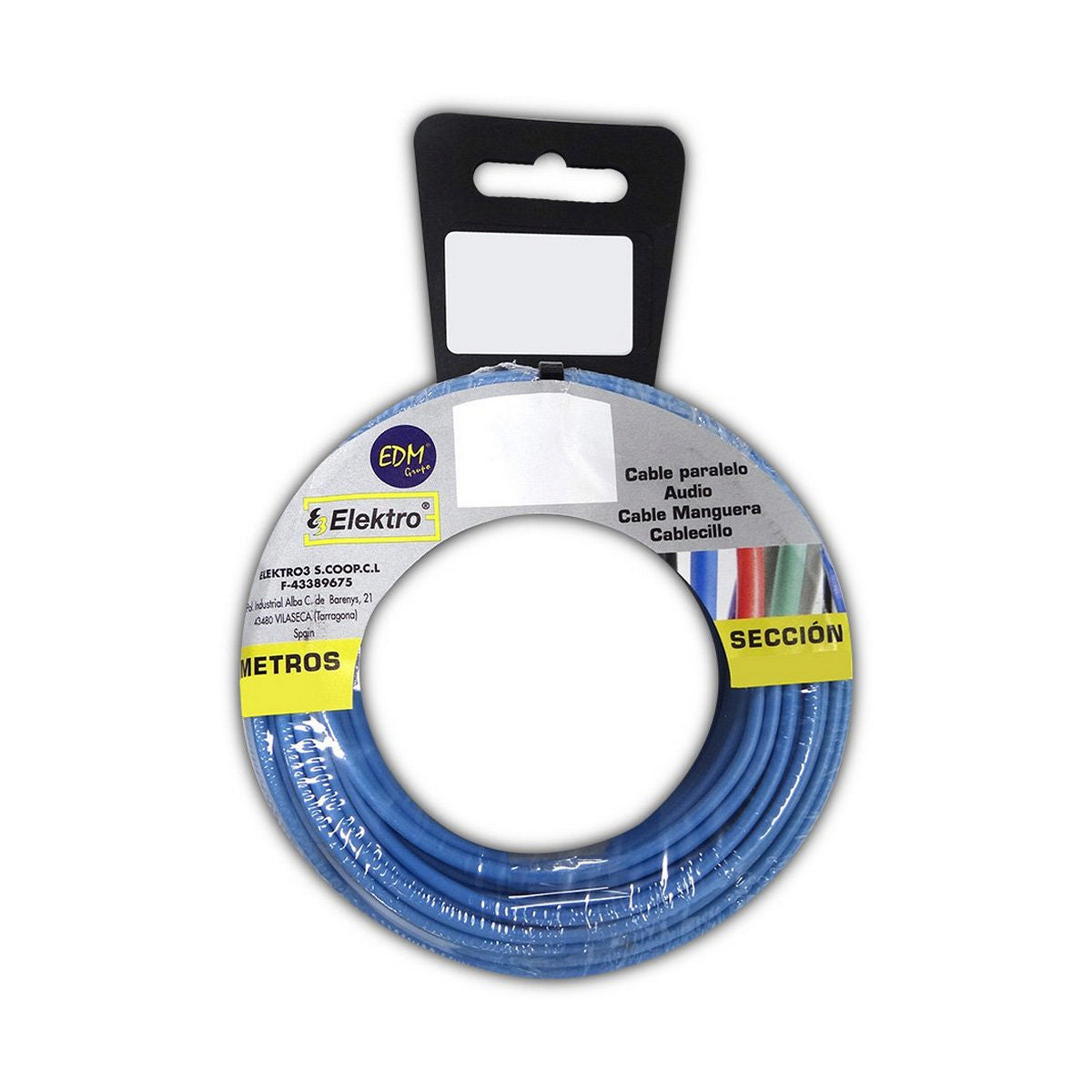 Cable EDM azul 25 m