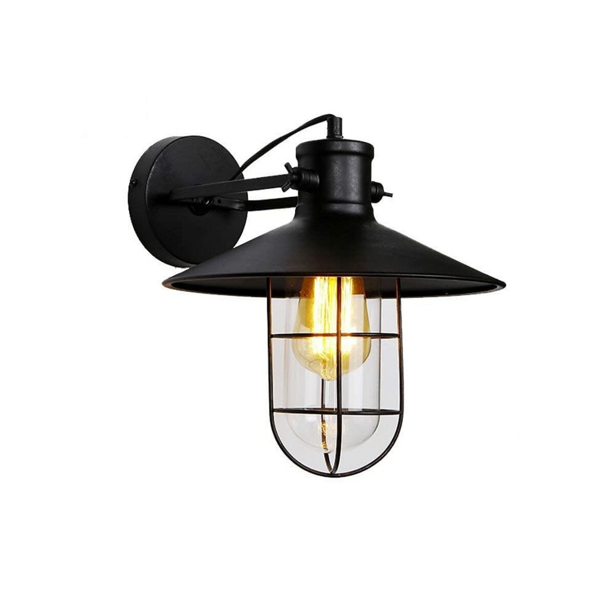 Wall Light EDM 32103 Black 60 W