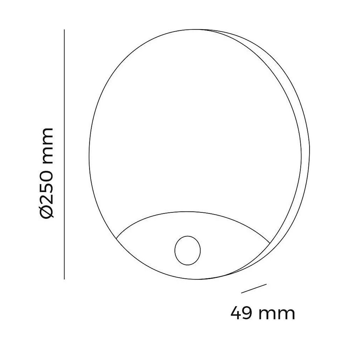 Aplique LED EDM 1850 Lm 15 W 1250 Lm (6500 K)