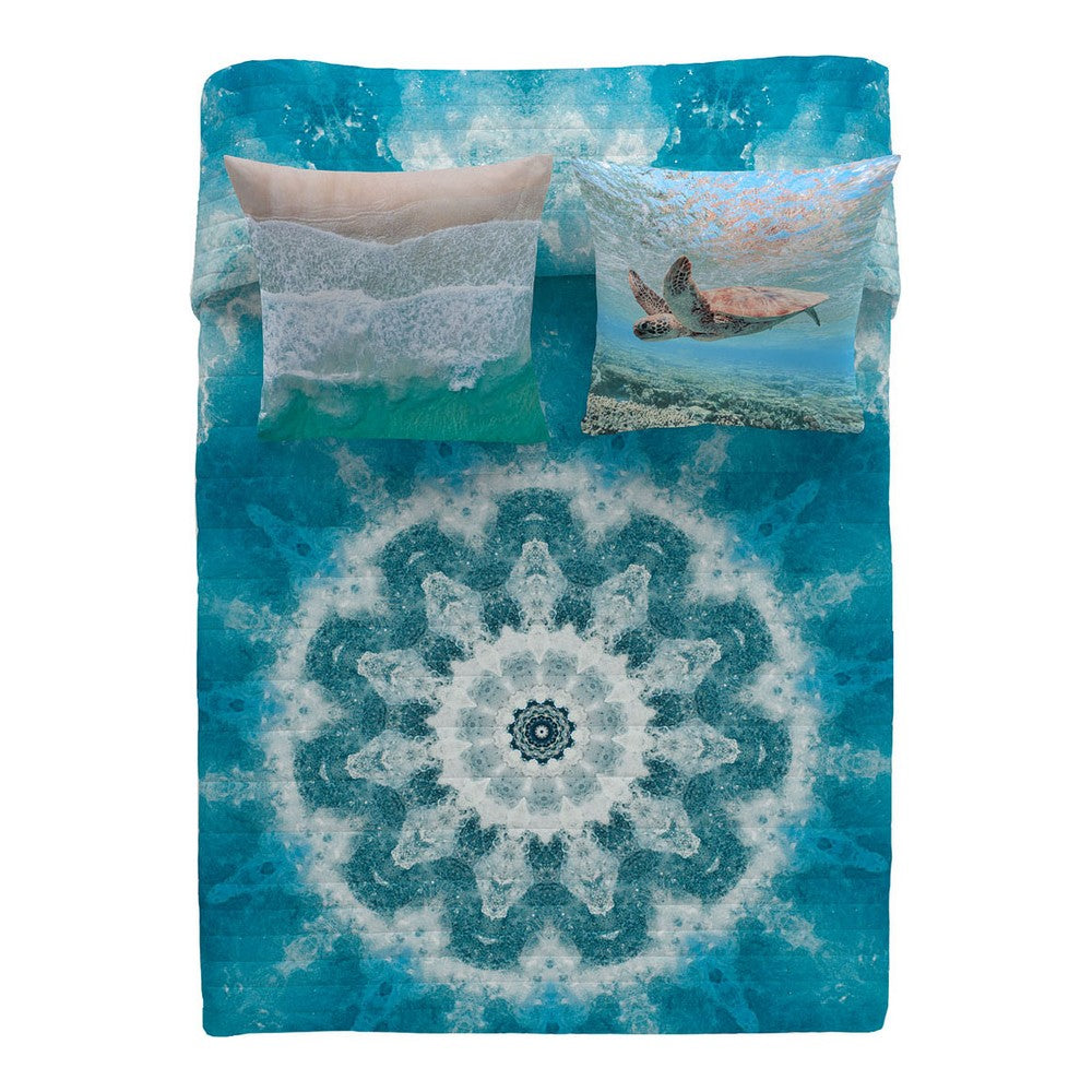 Couvre-lit Icehome Mandala Sea (250 x 260 cm) (Lit de 150/160)