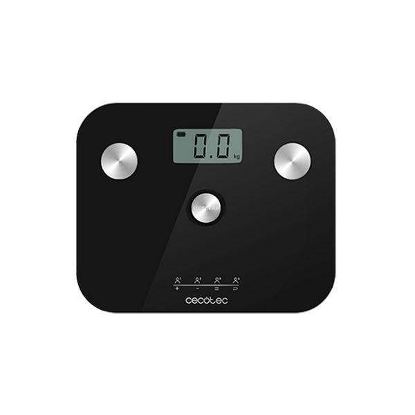 Báscula de Baño Digital Cecotec EcoPower 10100 Full Healthy LCD 180 kg Negra Ecológica