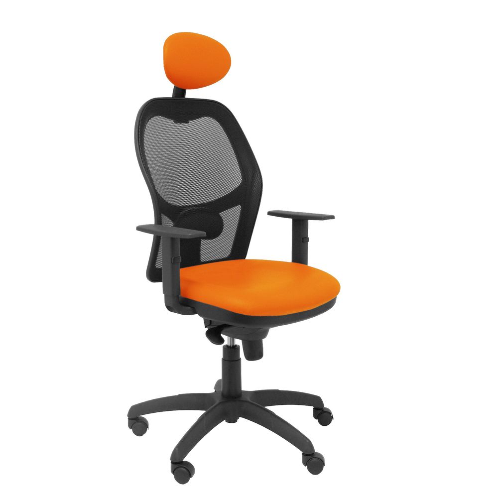 Silla Oficina con Reposacabezas Jorquera malla P&amp;C SNSPNAC Naranja