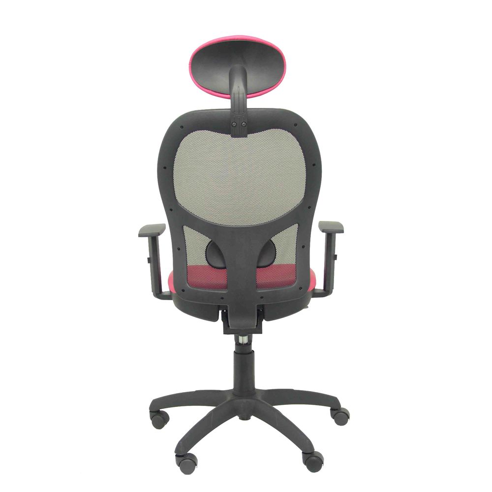 Silla oficina con reposacabezas Jorquera malla P&amp;C SNSPRSC Rosa