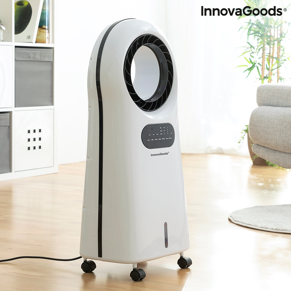 Bladeless, Evaporative Air Conditioner with LED Evareer InnovaGoods