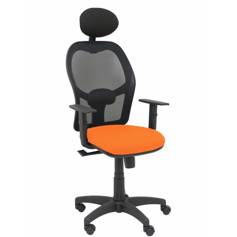 Silla Oficina con Reposacabezas P&amp;C B10CRNC Naranja