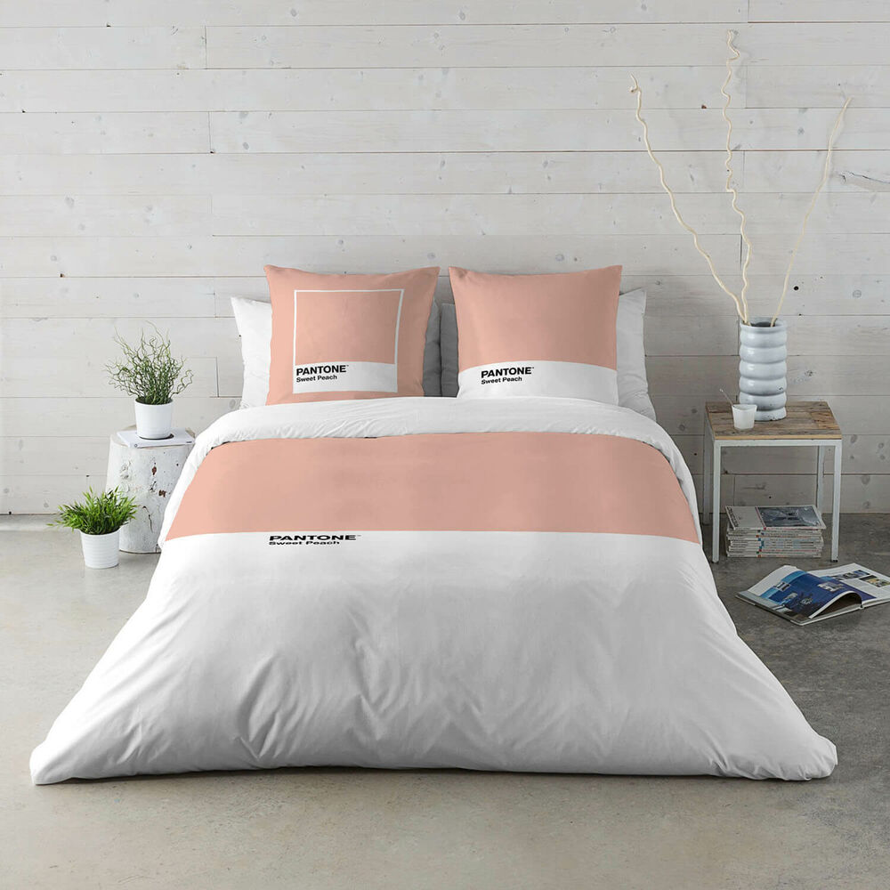 Funda nórdica Pantone Sweet Peach (Cama de 135) (220 x 220 cm)