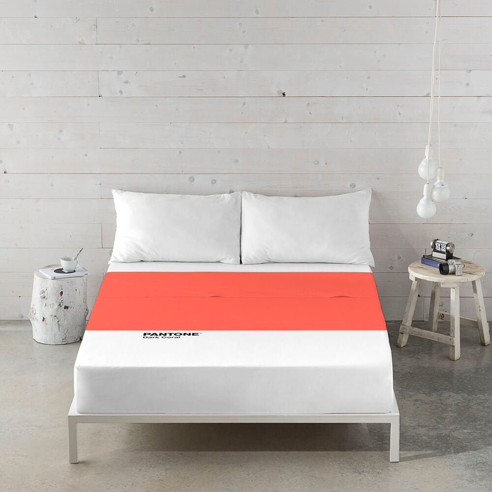 Hoja Pantone Dark Coral (Cama de 180)