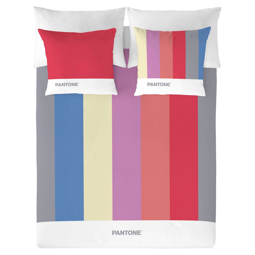 Funda Nórdica Rayas Pantone (220 x 220 cm) (Cama de matrimonio)