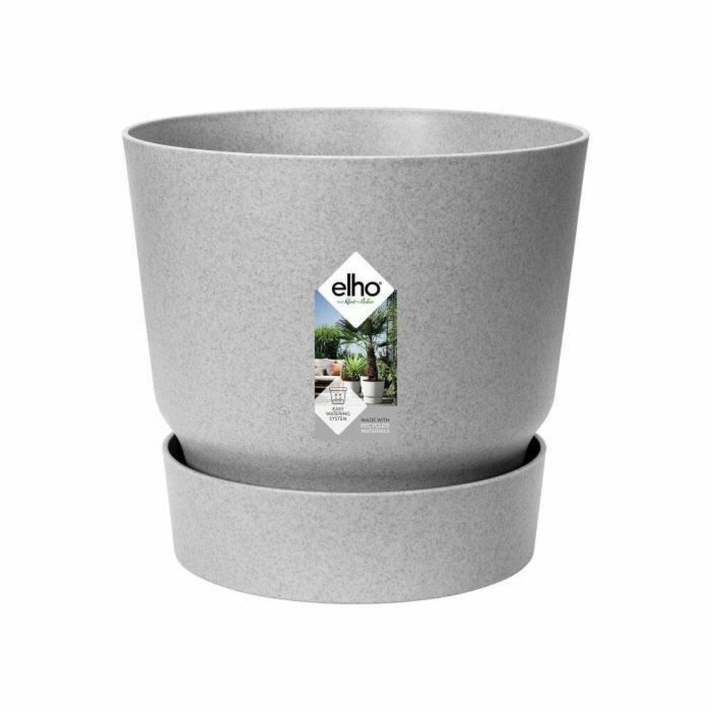 Pot de Fleurs Plastique Gris Elho Greenville Ø 24,48 cm