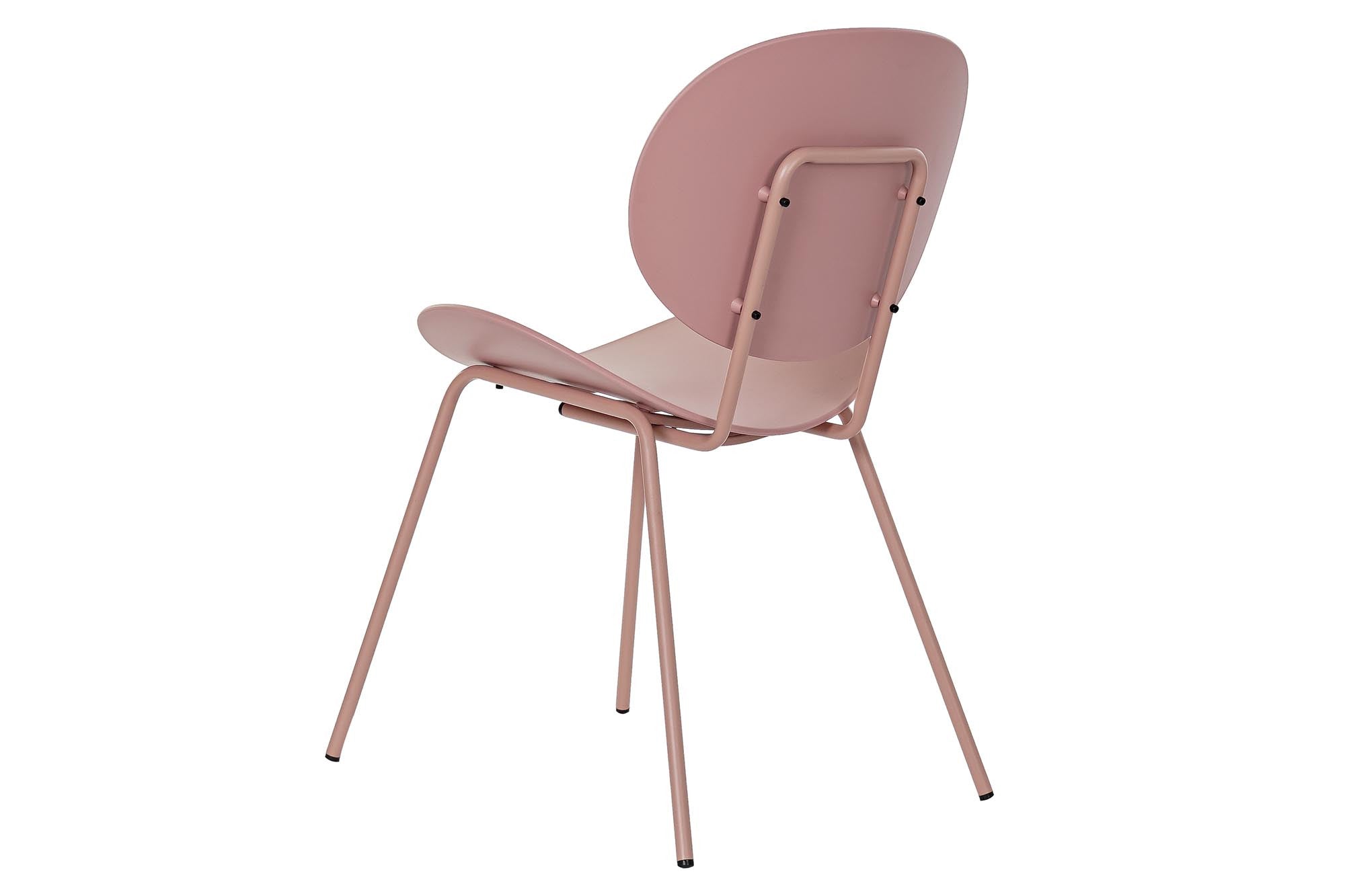 Chair DKD Home Decor Pink Metal Polypropylene (PP) (50 x 55 x 79.5 cm)