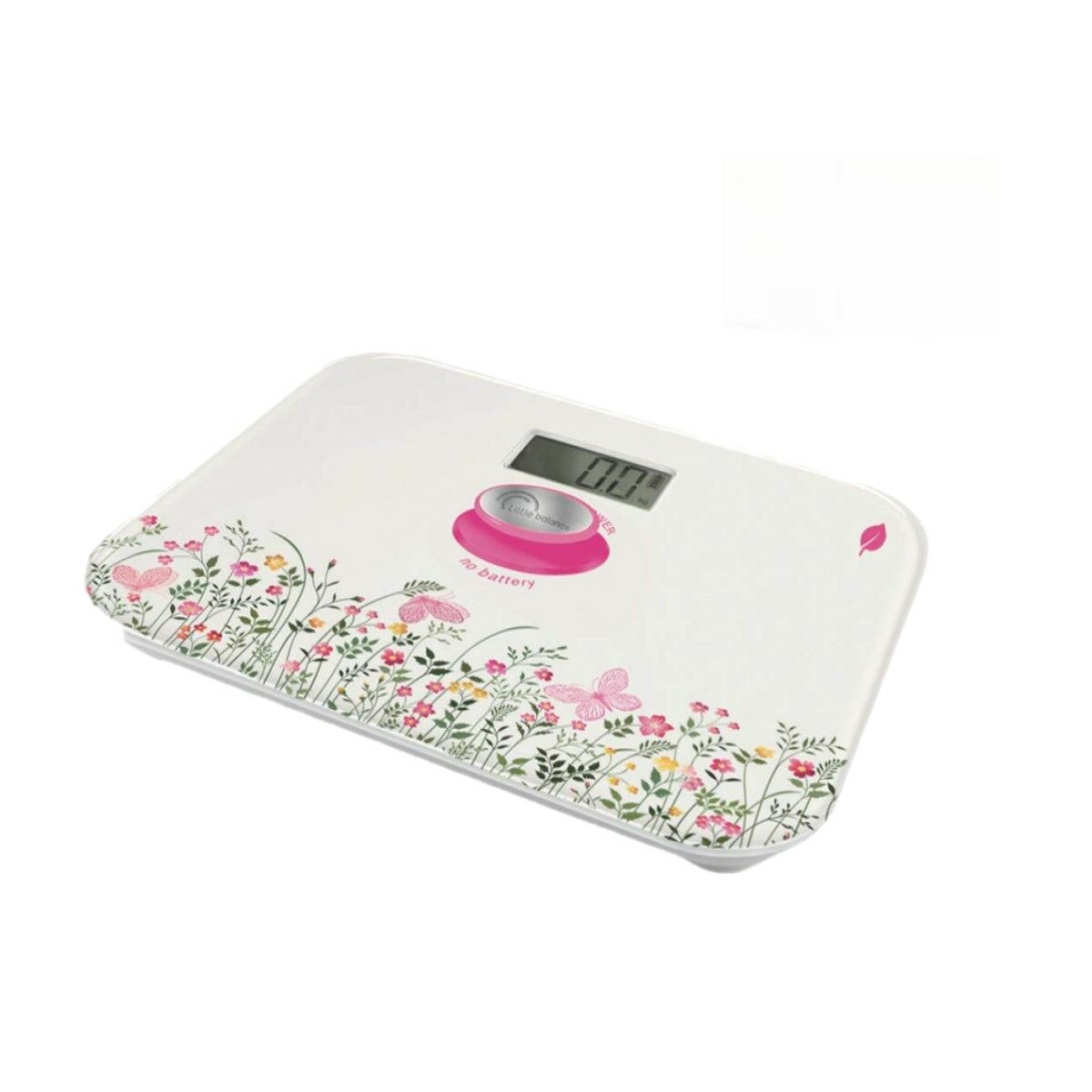 Balance Numérique de Salle de Bain Little Balance Kinetic Classic Floral Verre trempé 180 kg