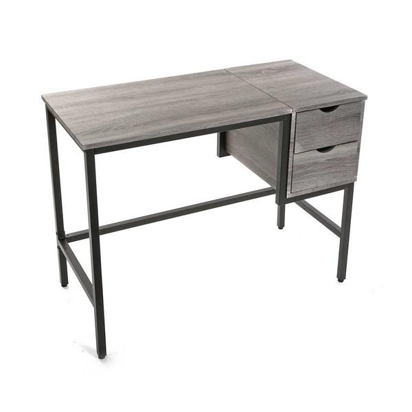 Industrial style and wood desk