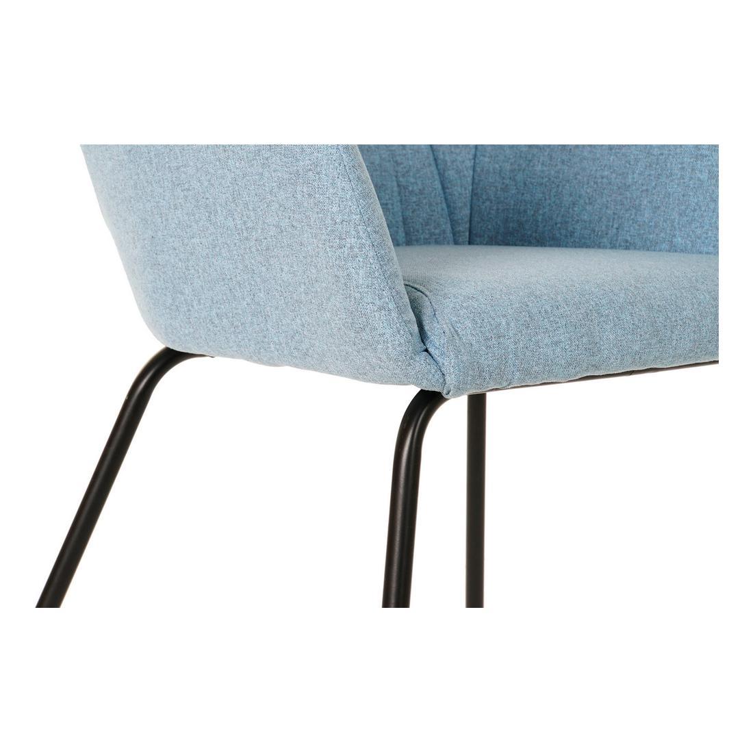 Silla contemporánea azul cielo 