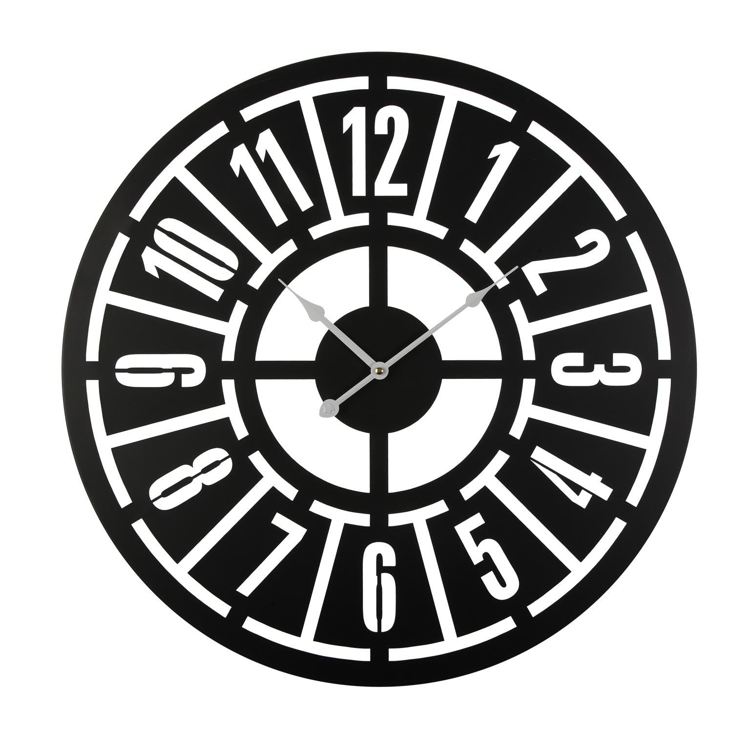 Classic metal wall clock