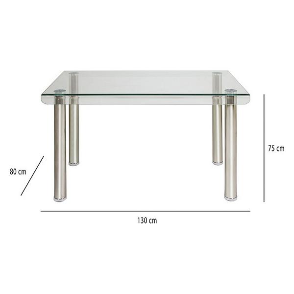 Table GLOSS. Table en verre trempé